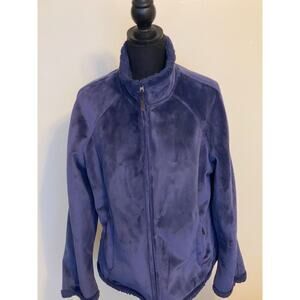 Women's Jacket Size L- Navy Blue‎ Made by Green Tea